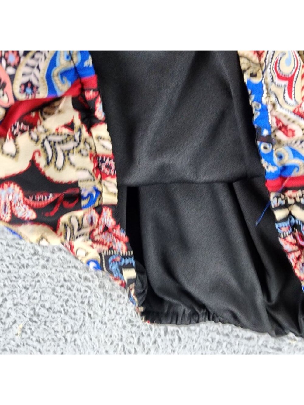 Rafaella Top Womens Large Multicolor Paisley Bell Sleeve Blouse - Picture 2 of 11